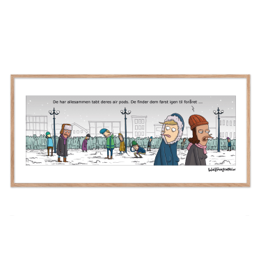 AirPods tabt i sneen